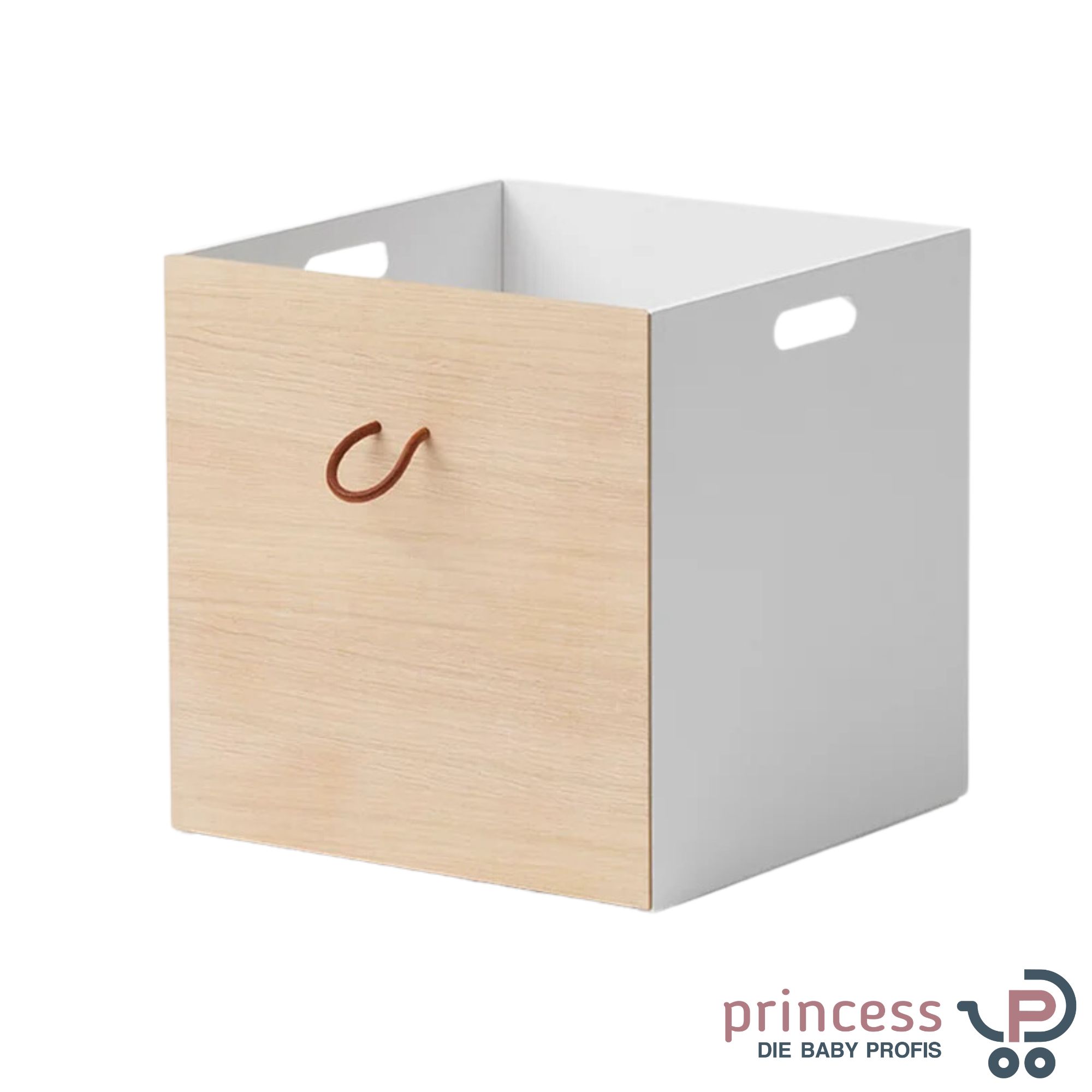 Oliver furniture Kisten für Wood Regale, Weiss /Eiche - Princess